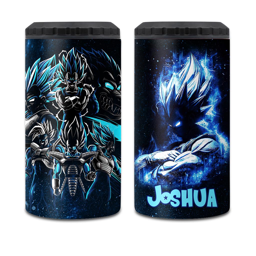 Blue Fire - Personalized Seven Balls Can Cooler