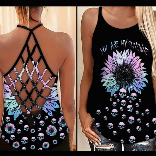 You Are My Sunshine - Skull Cross Tank Top