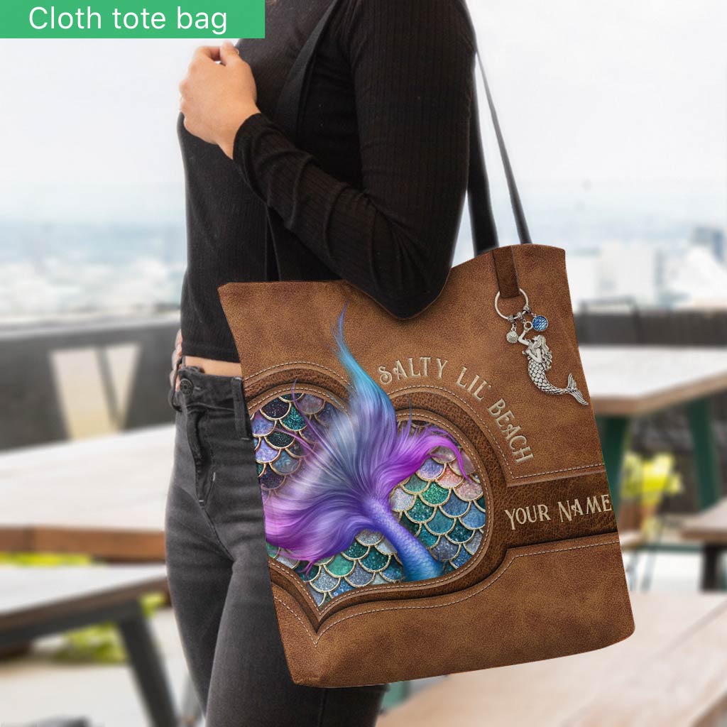 Love Mermaid Personalized  Tote Bag