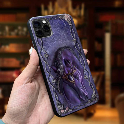 Love Horses - Phone Case With 3D Pattern Print