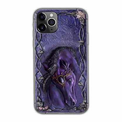 Love Horses - Phone Case With 3D Pattern Print