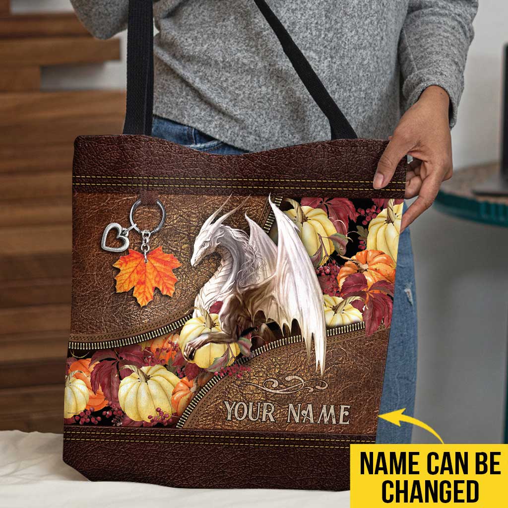 Autumn Vibes - Dragon Personalized Tote Bag