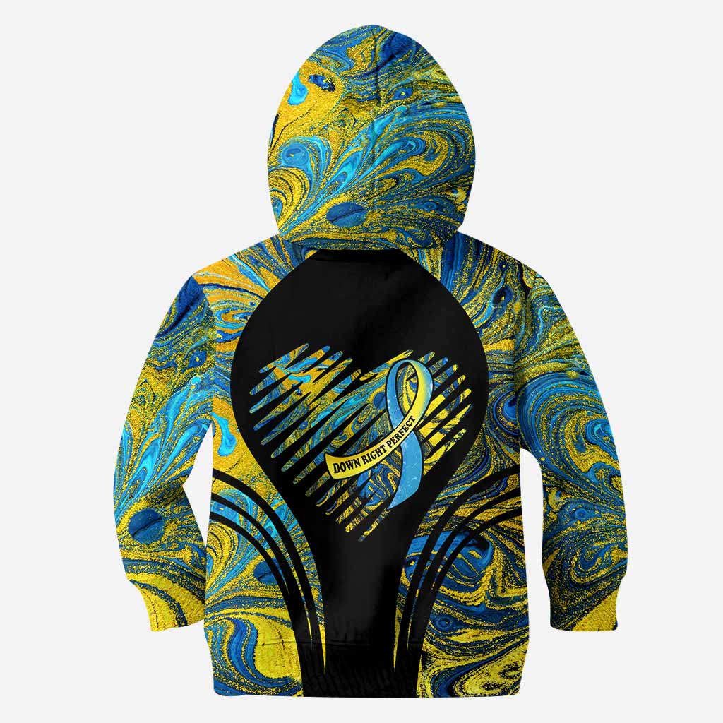 I Wear Blue And Yellow - Down Syndrome Awareness Personalized All Over T-shirt and Hoodie