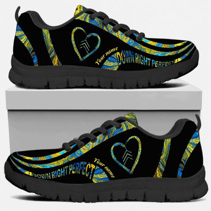 Down Right Perfect - Down Syndrome Awareness Personalized Sneakers