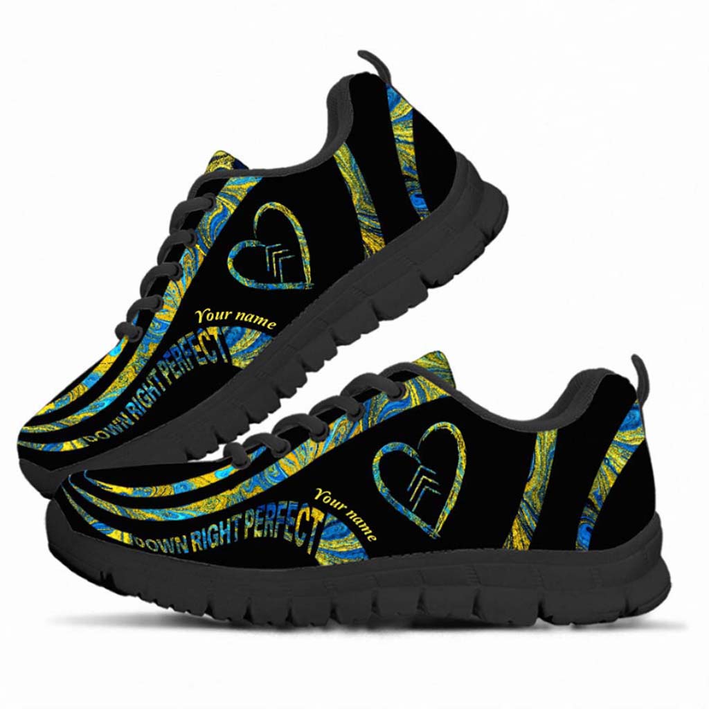 Down Right Perfect - Down Syndrome Awareness Personalized Sneakers