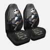 Get In Sit Down Shut Up Hold On - Nightmare Seat Covers With Leather Pattern Print