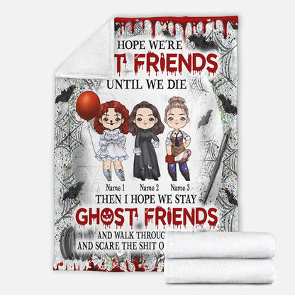 Ghost Sisters - Personalized Halloween Bestie Blanket