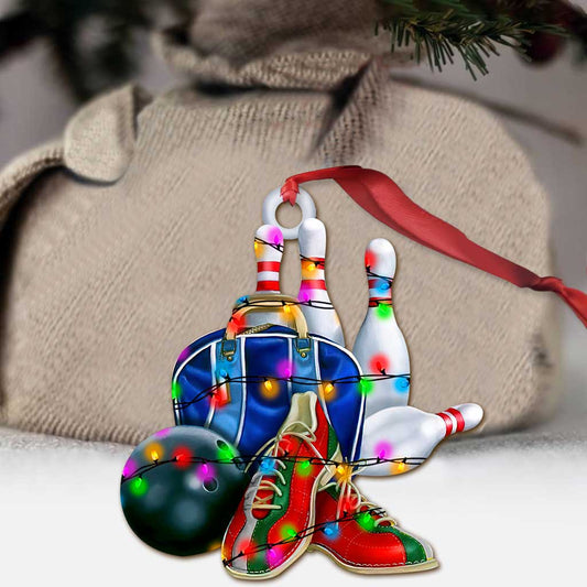 Christmas Bowling Set - Ornament (Printed On Both Sides)