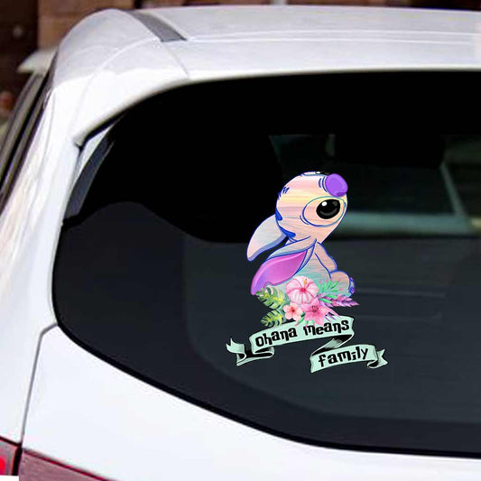 Ohana Means Family - Hologram Decal Full