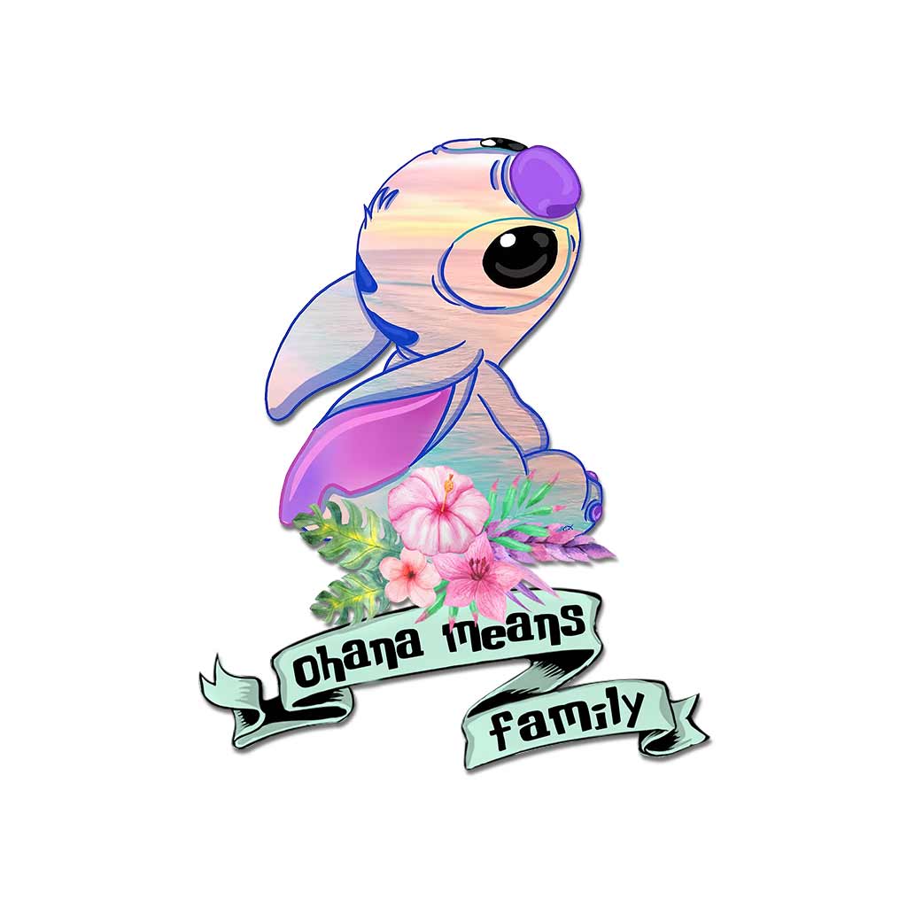 Ohana Means Family - Hologram Decal Full