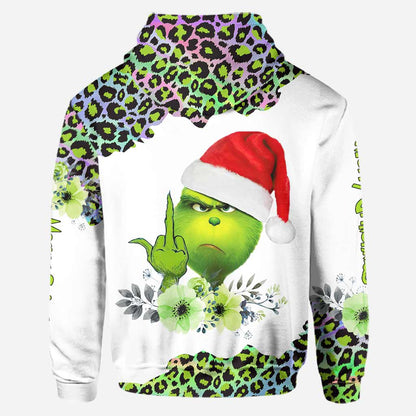 Merry Xmas Hologram - Personalized Stole Christmas Hoodie and Leggings