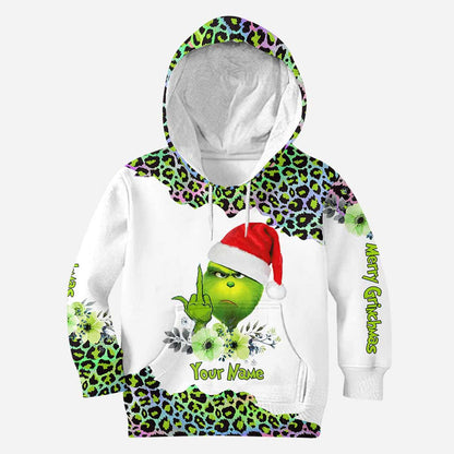 Merry Xmas Hologram - Personalized Stole Christmas Hoodie and Leggings