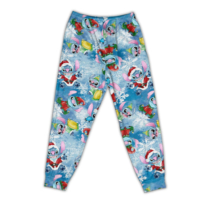 Ohana Snowy - Personalized Christmas Ohana Pajamas Set