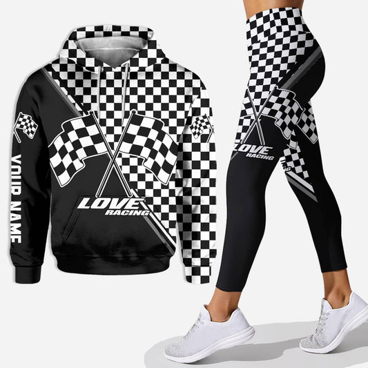 Love Racing - Personalized Racing Hoodie and Leggings