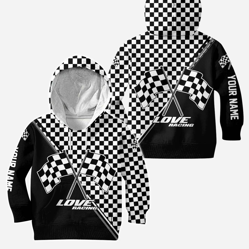Love Racing - Personalized Racing Hoodie and Leggings