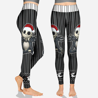 Sandy Claws Believer - Personalized Christmas Nightmare Hoodie and Leggings