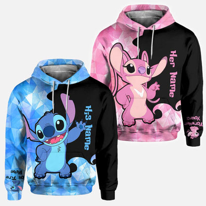 Forever Yours - Personalized Couple Ohana Hoodies