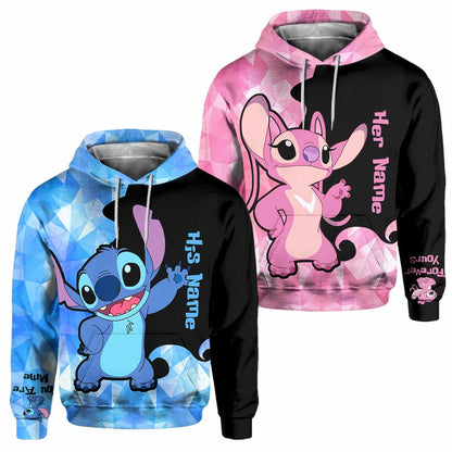 Forever Yours - Personalized Couple Ohana Hoodies