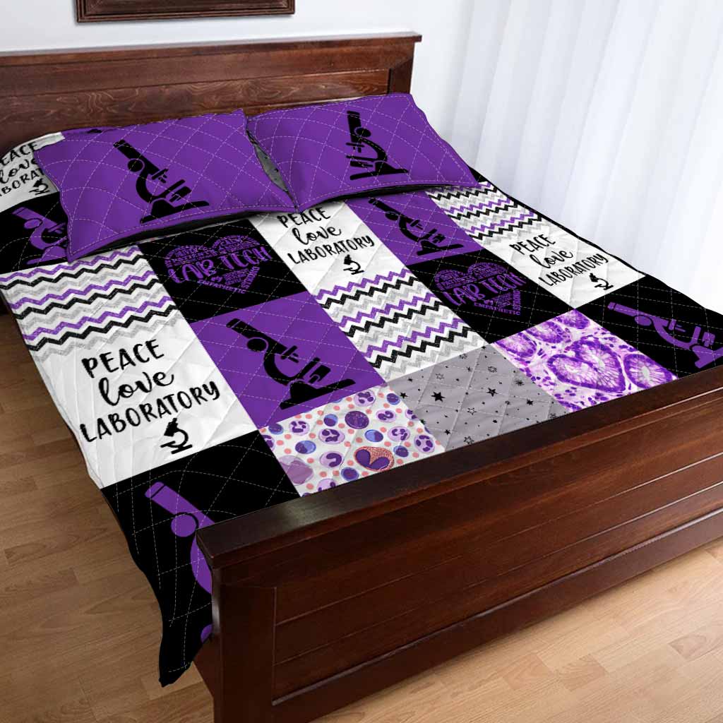 Lab Tech - Medical Technologist Quilt Bed Set