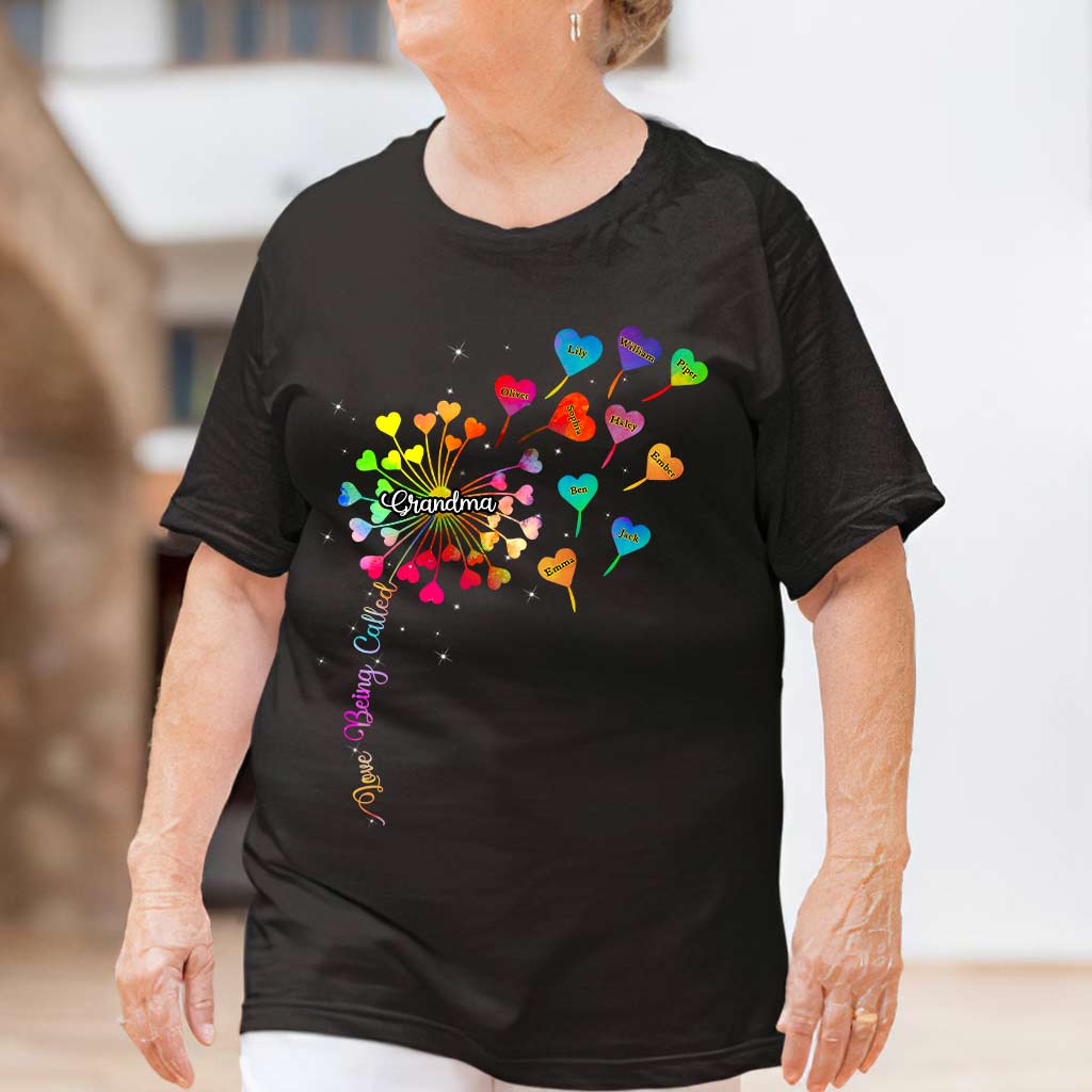 Love Being Called Grandma - Personalized T-shirt and Hoodie