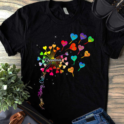 Love Being Called Grandma - Personalized T-shirt and Hoodie