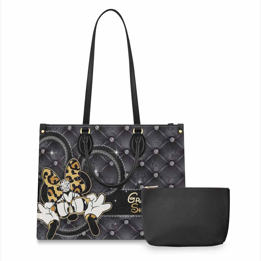 Grandma's Shopping - Personalized Leather Handbag