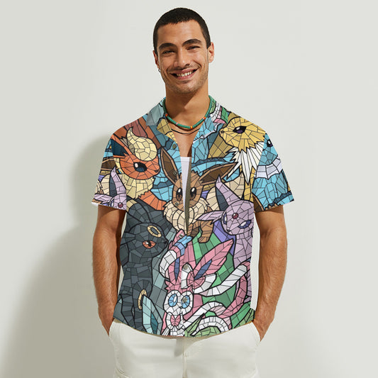 Stained Glass Monster Trainer Hawaiian Shirt