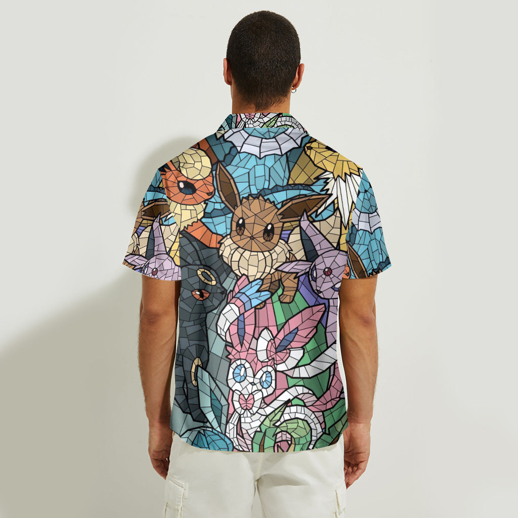 Stained Glass Monster Trainer Hawaiian Shirt