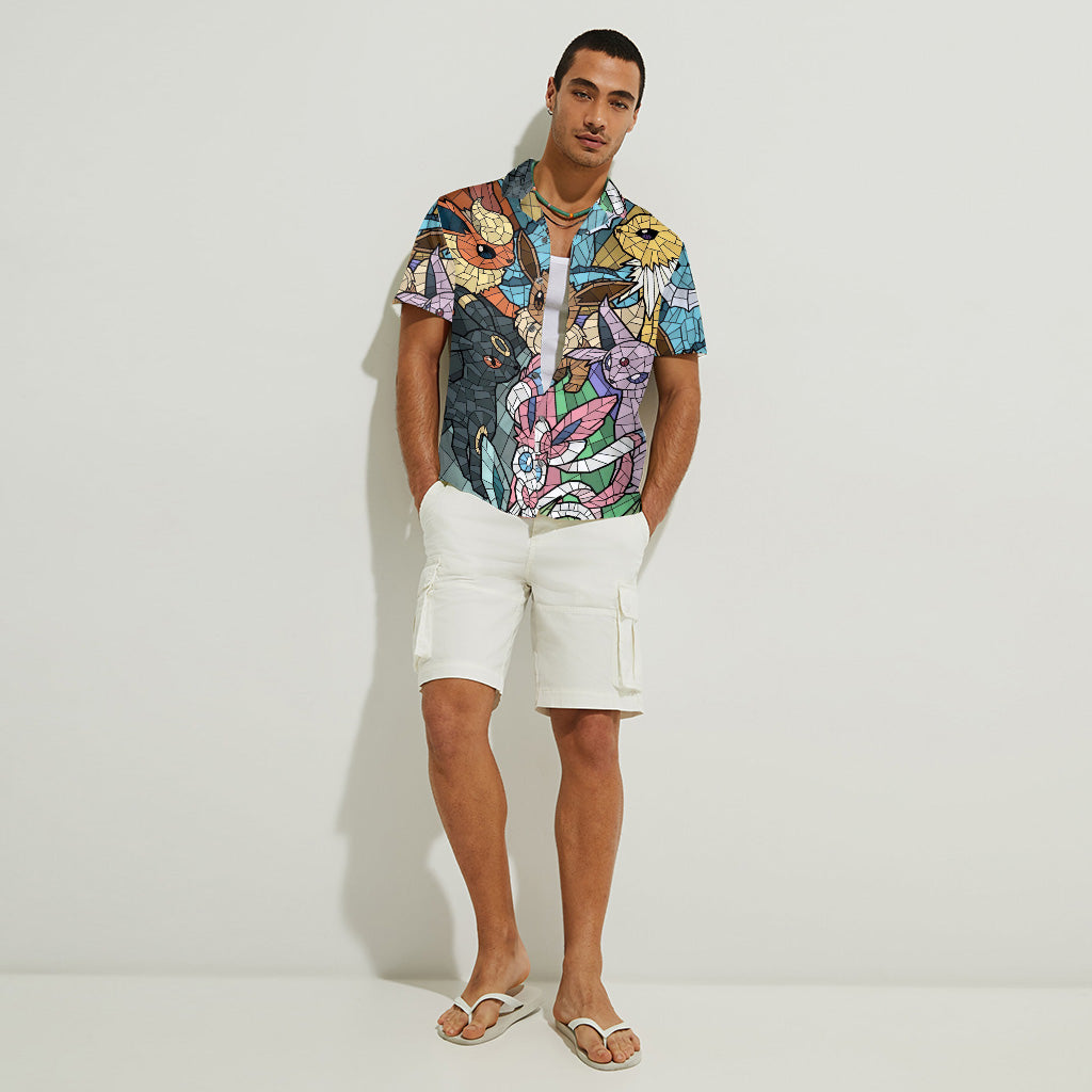 Stained Glass Monster Trainer Hawaiian Shirt