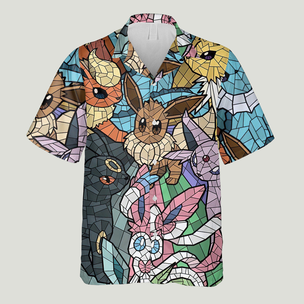 Stained Glass Monster Trainer Hawaiian Shirt