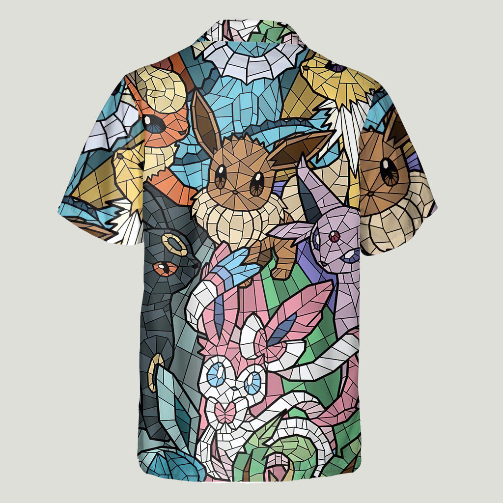 Stained Glass Monster Trainer Hawaiian Shirt