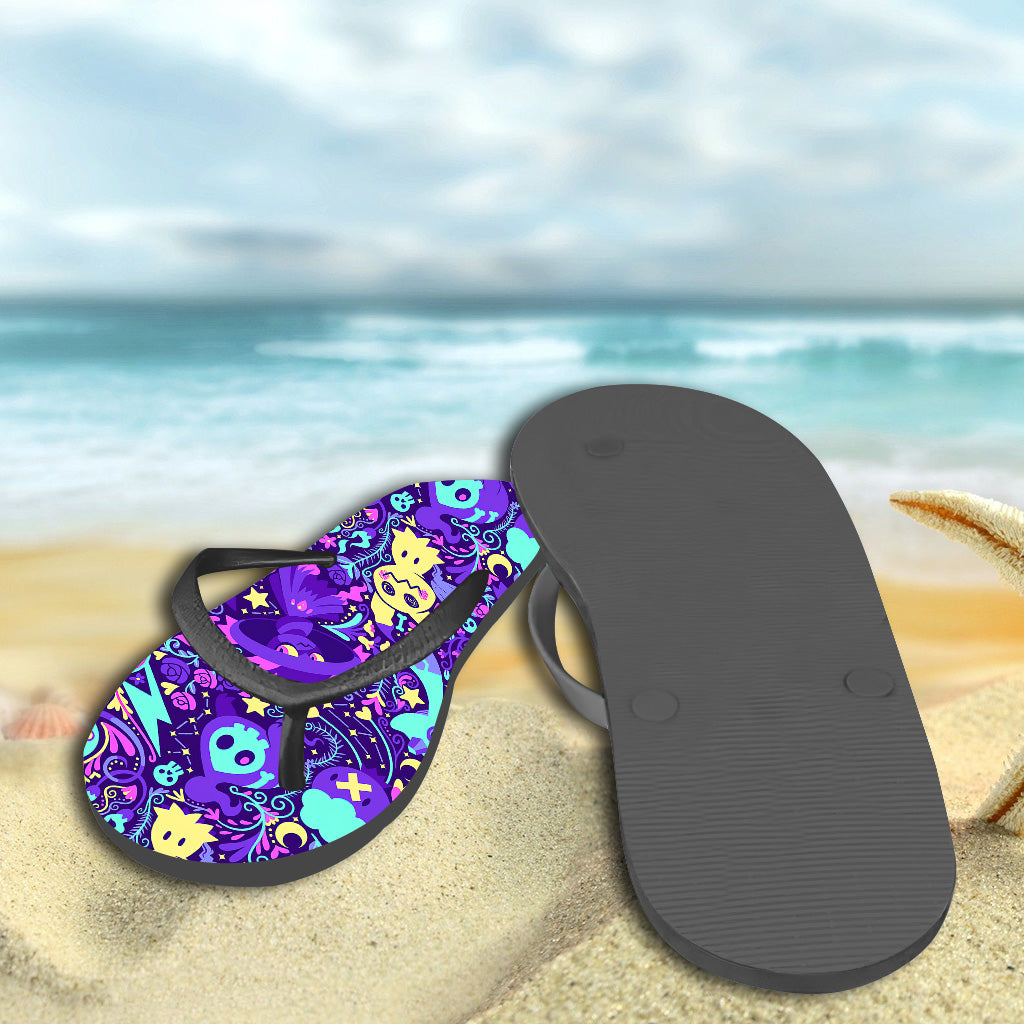 Shadow Ball Monster Trainer Flip Flops