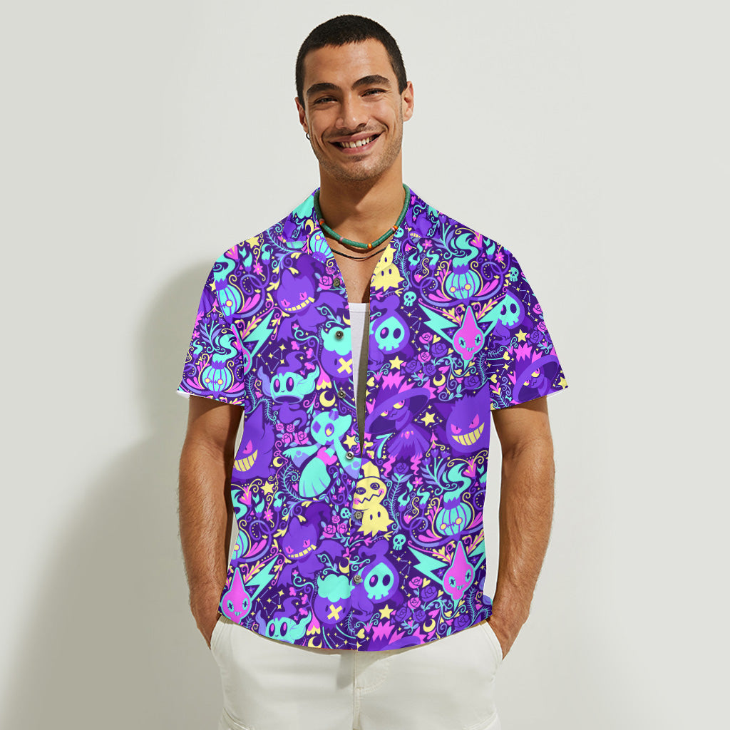 Shadow Ball Monster Trainer Hawaiian Shirt