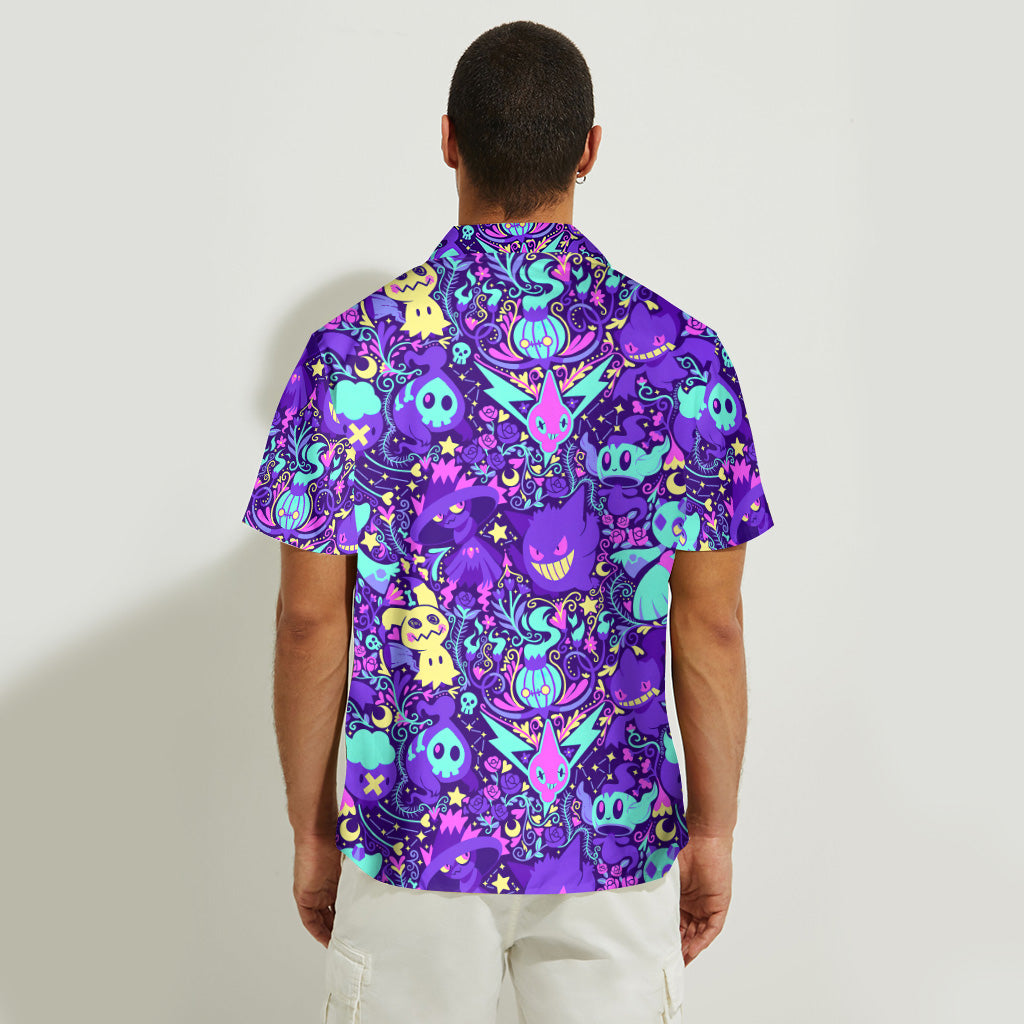 Shadow Ball Monster Trainer Hawaiian Shirt