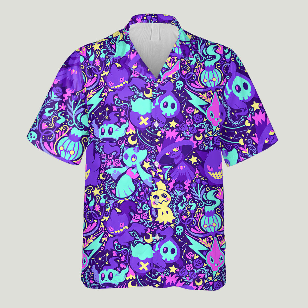 Shadow Ball Monster Trainer Hawaiian Shirt