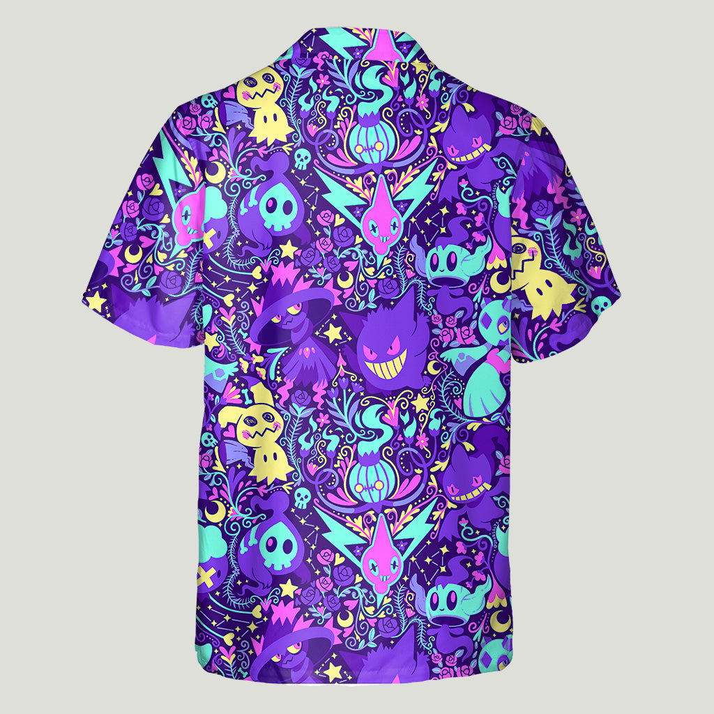 Shadow Ball Monster Trainer Hawaiian Shirt