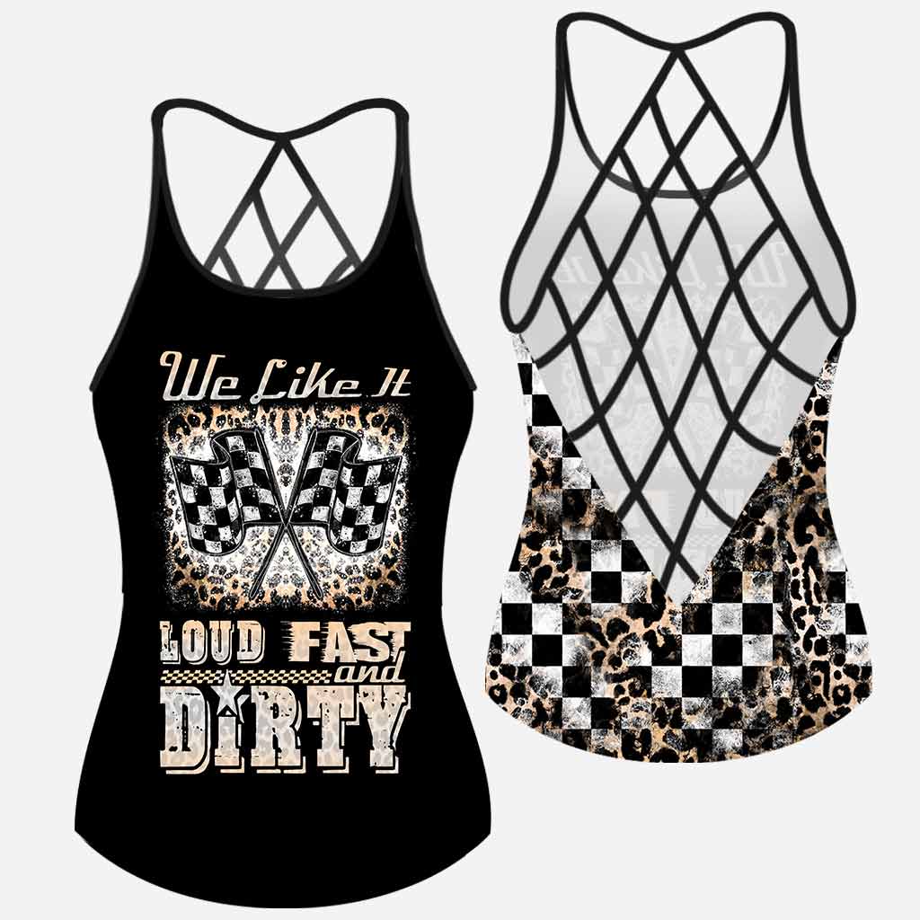 Loud Fast - Racing Cross Tank Top