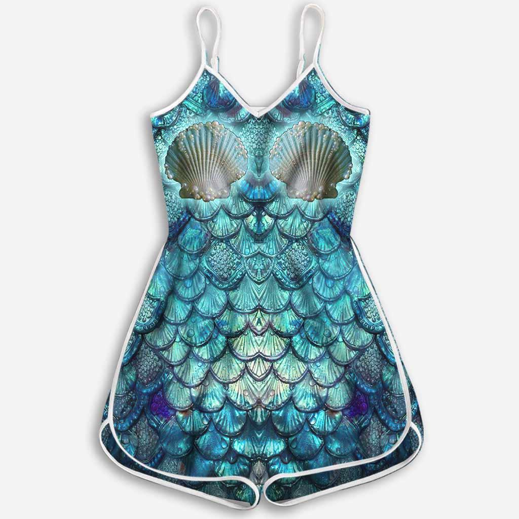 Salty Lil Beach - Mermaid Romper