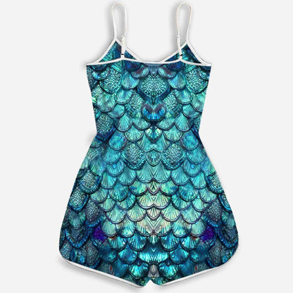 Salty Lil Beach - Mermaid Romper