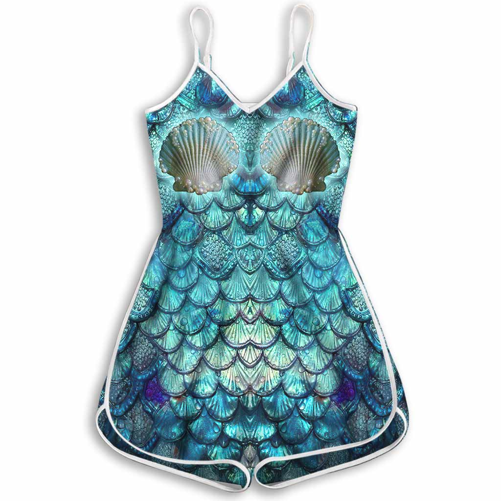 Salty Lil Beach - Mermaid Romper