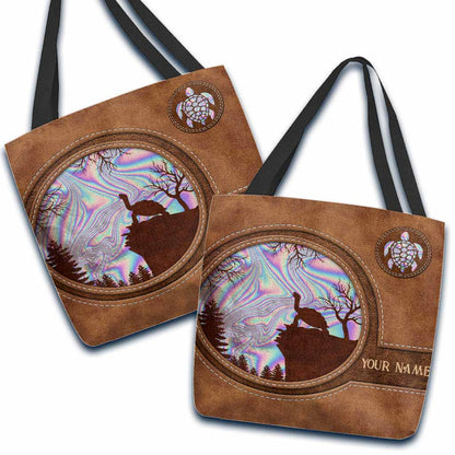 Howl Turtle Personalized  Tote Bag