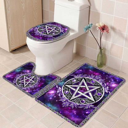 Purple Witches - Witch 3 Pieces Bathroom Mats Set