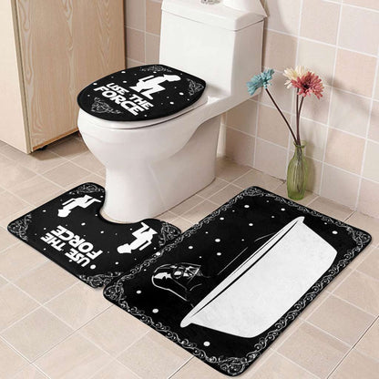 Use The Force - 3 Pieces Bathroom Mats Set