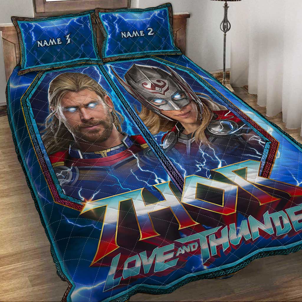 Love Thunder - Personalized Quilt Set