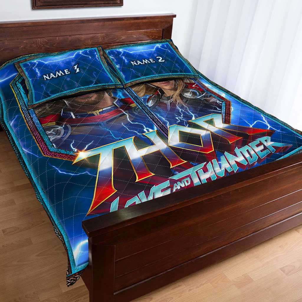 Love Thunder - Personalized Quilt Set