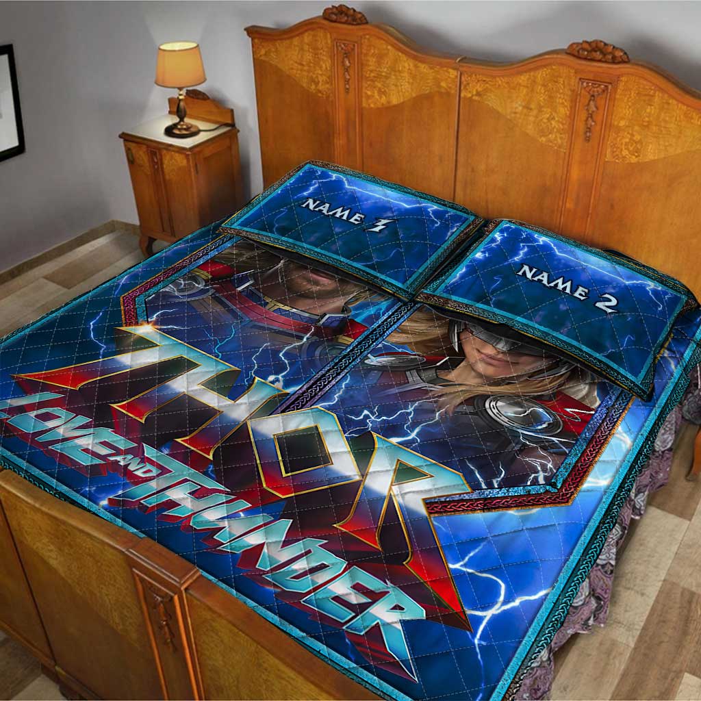 Love Thunder - Personalized Quilt Set