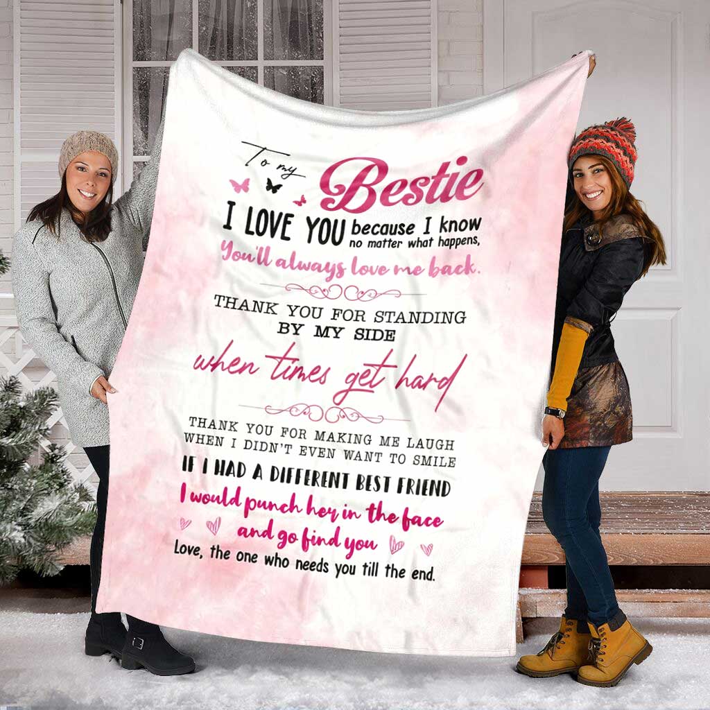 To My Bestie - Sister Blanket 082021