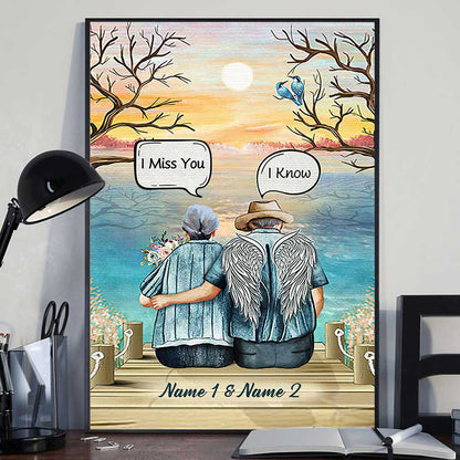 I Miss You - Memorial Personalized Poster 092021