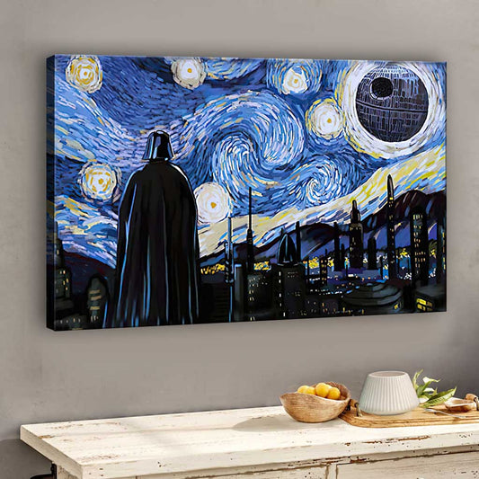 Starry Night - The Force Canvas And Poster