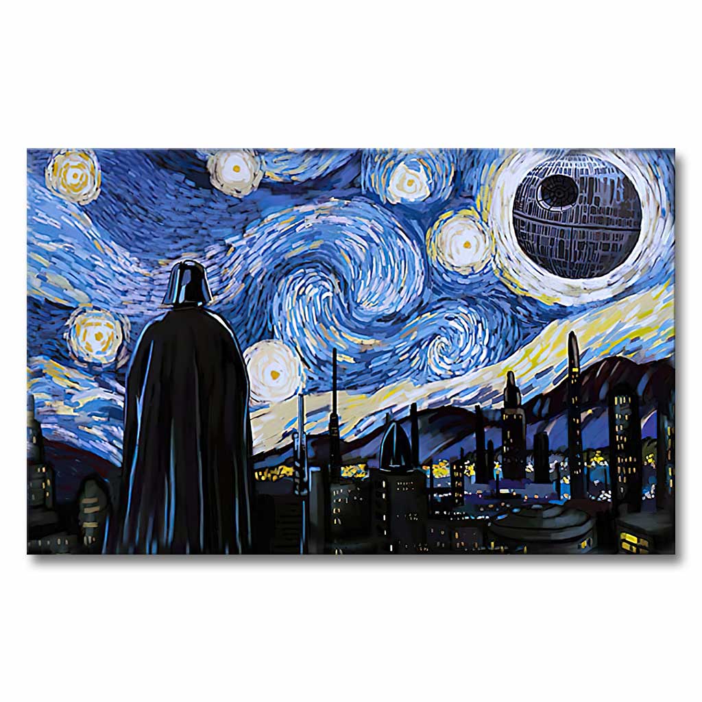 Starry Night - The Force Canvas And Poster